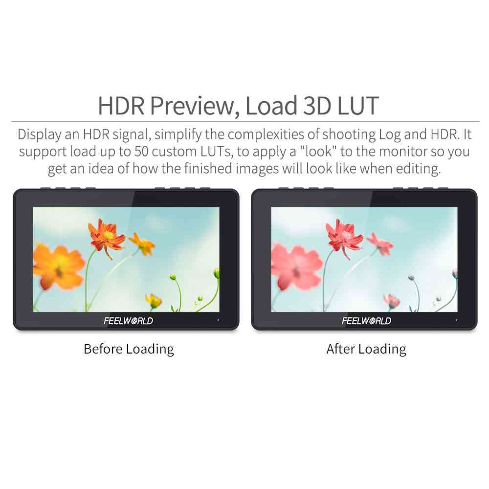 Feelworld LUT7S PRO 7" Monitor Camera Touch 2200nit F970 Kit
