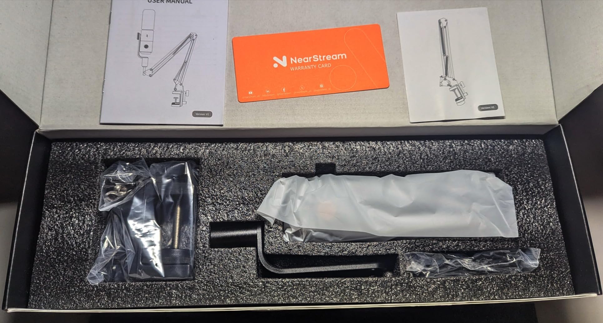 NearStream Microphone microfono dinamico USB XLR supercardioide