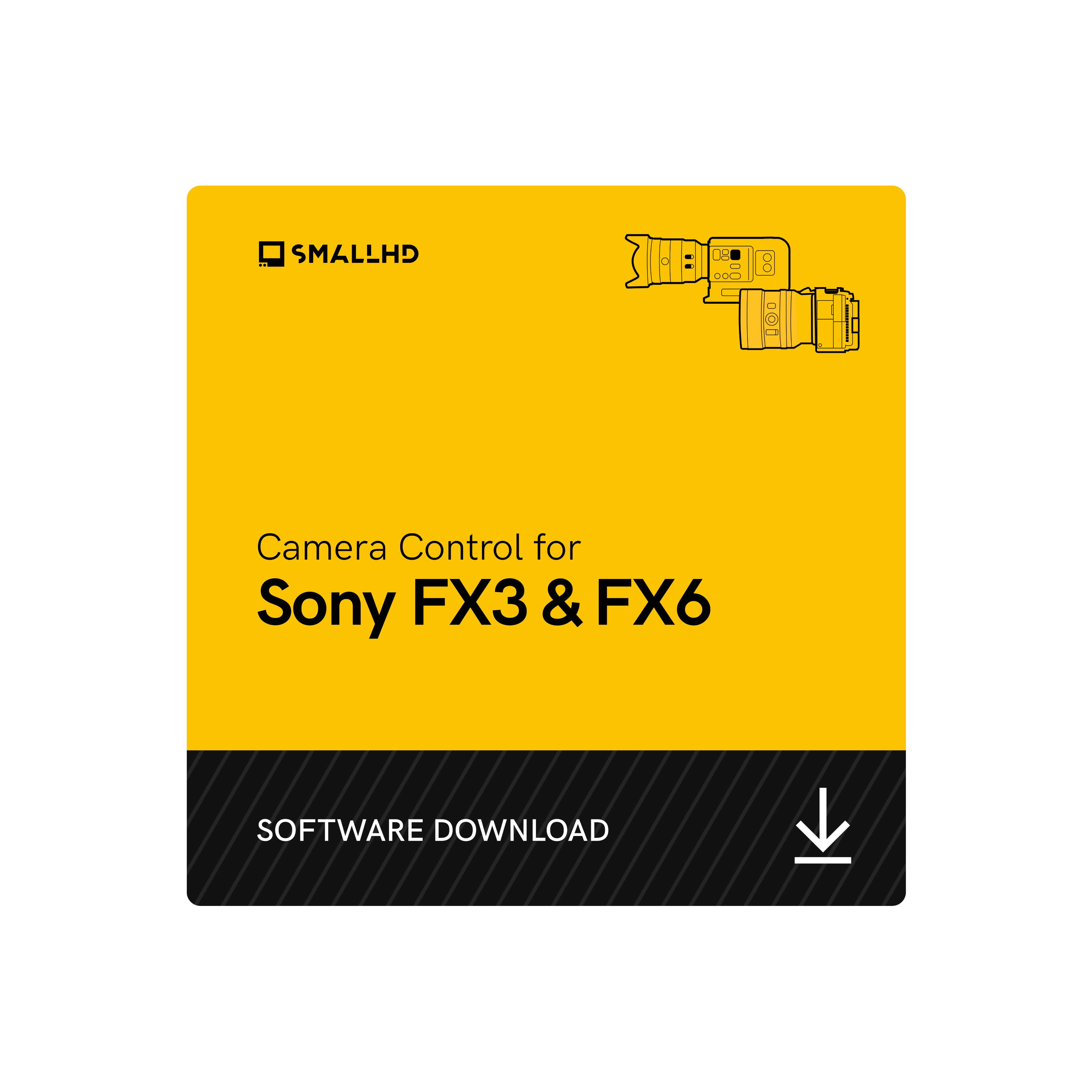SmallHD Camera Control Sony FX3/FX6 software controllo camera