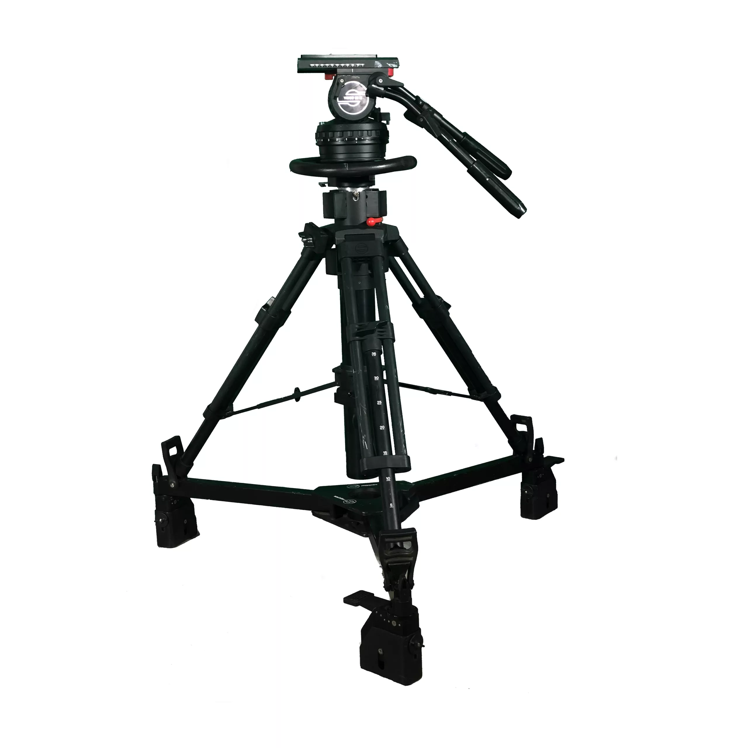 Sachtler CIII S25+ treppiede pneumatico 55kg con testa video