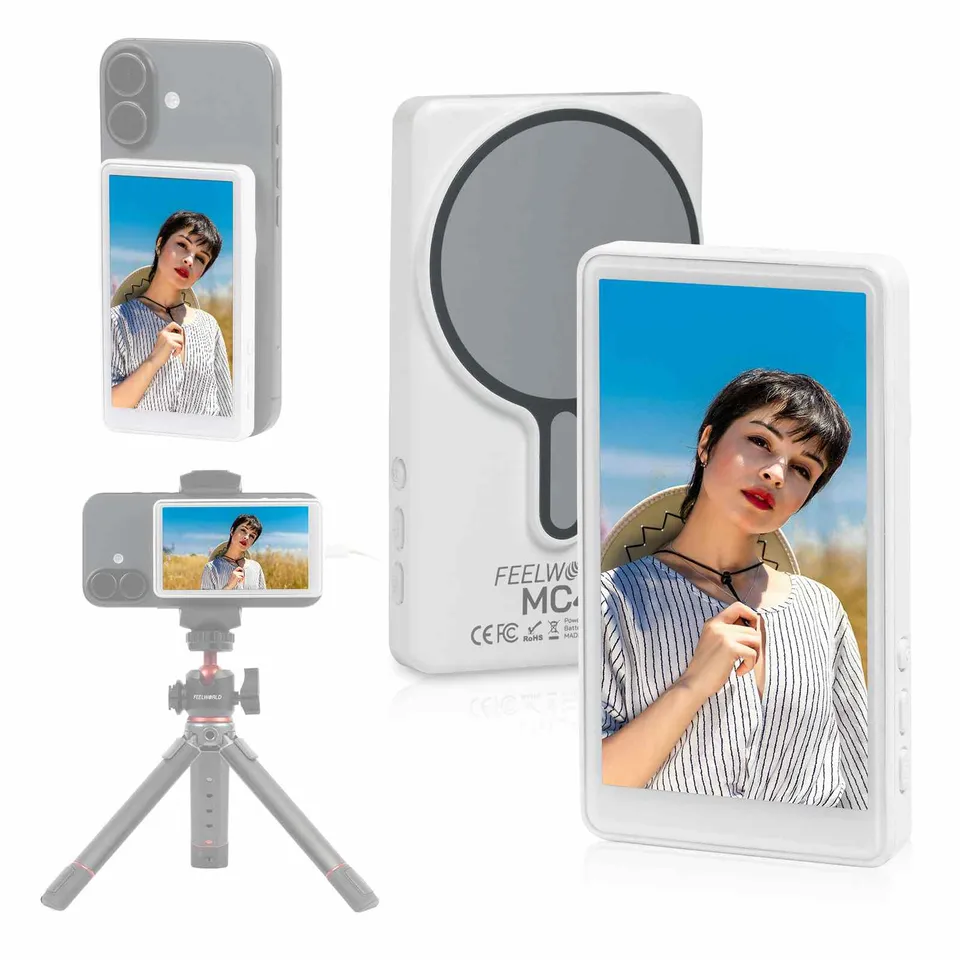 Feelworld MC4 Monitor Selfie Wireless Magnetico 4K Vlogging
