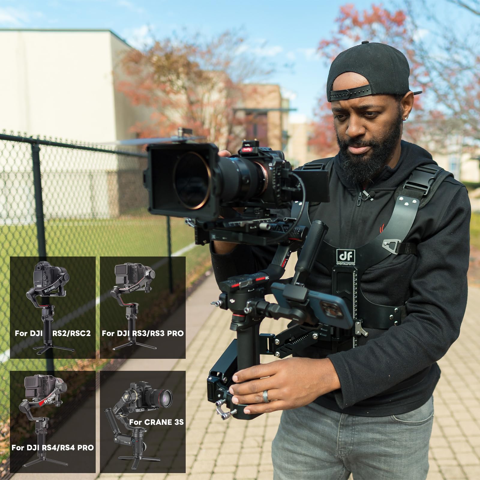 DigitalFoto Thanos-SE steadycam gilet supporto 2-8 kg