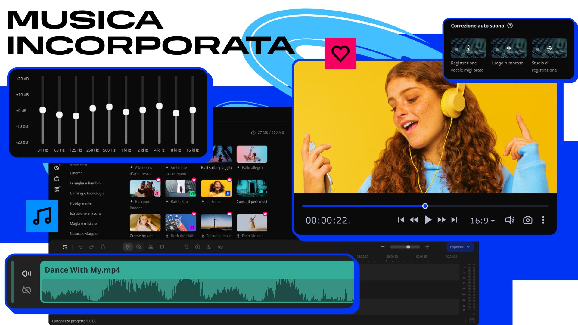Movavi Video Editor programma montaggio video Mac 1 anno commerciale