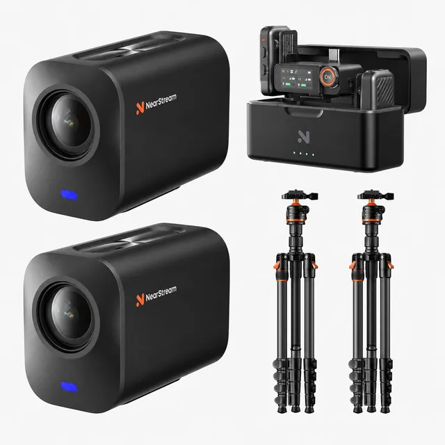 NearStream Camera VM33 kit 2 cam lavalier AWM28T ST30
