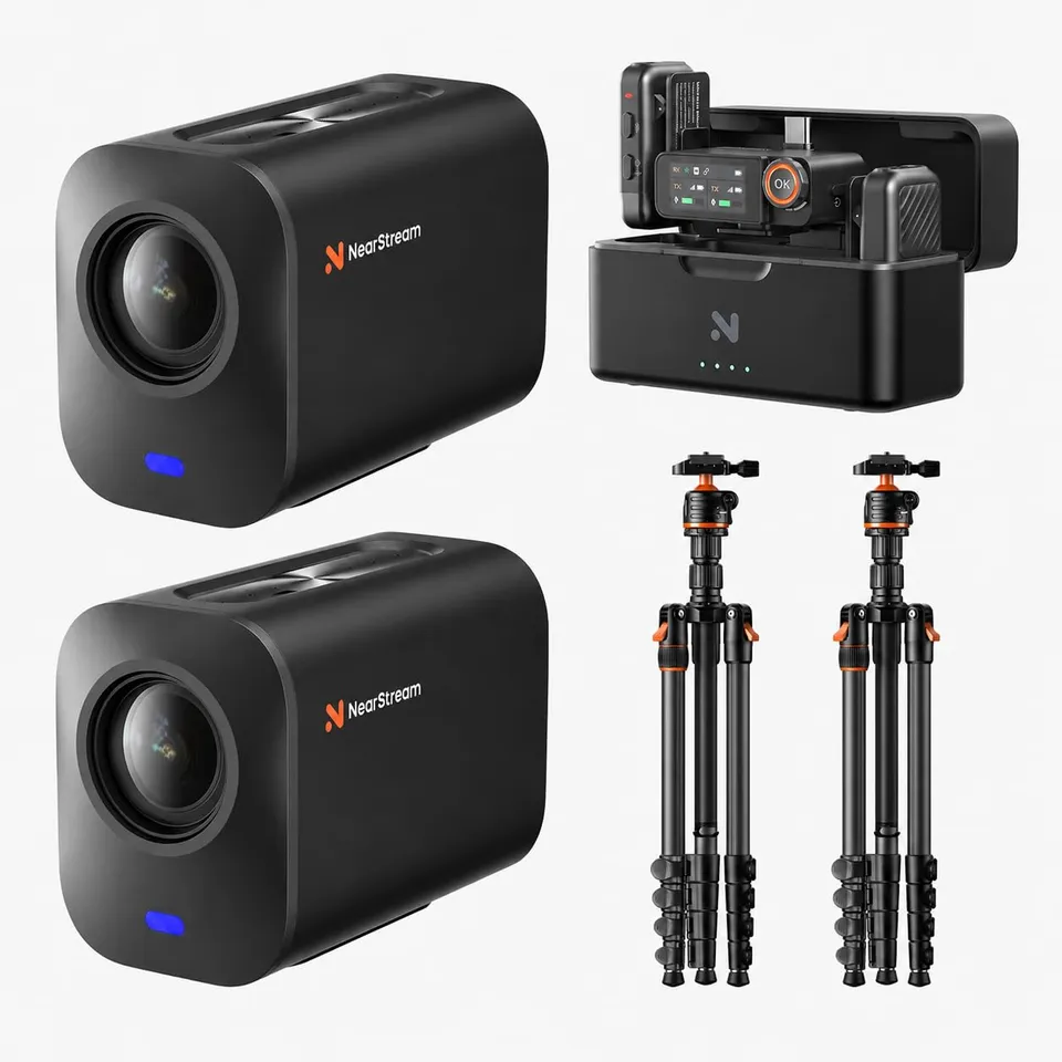 NearStream Camera VM33 kit 2 cam lavalier AWM28T ST30