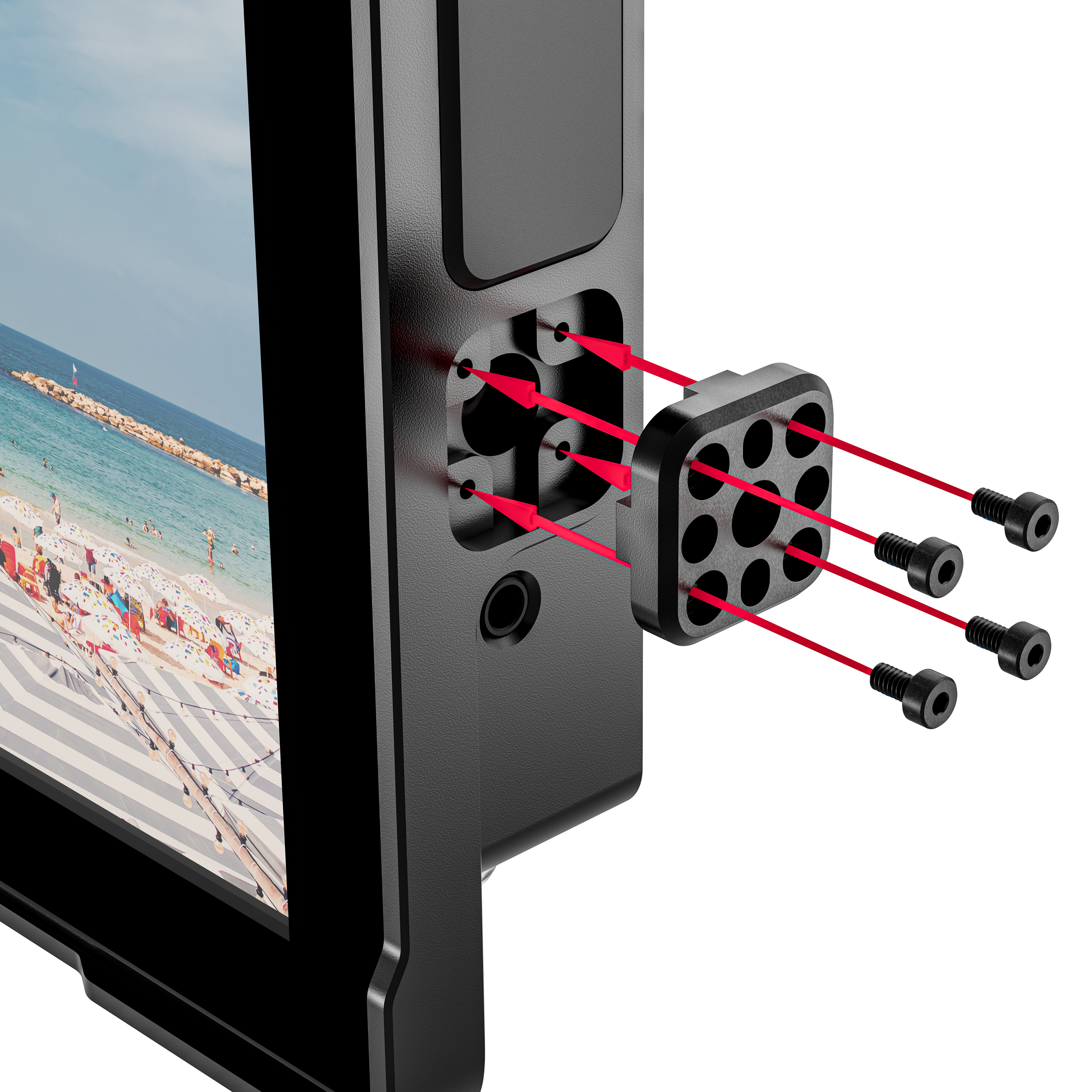 SmallHD Ultra 7 Inserti Acciaio 1/4"-20 Ricambio 3 Pezzi