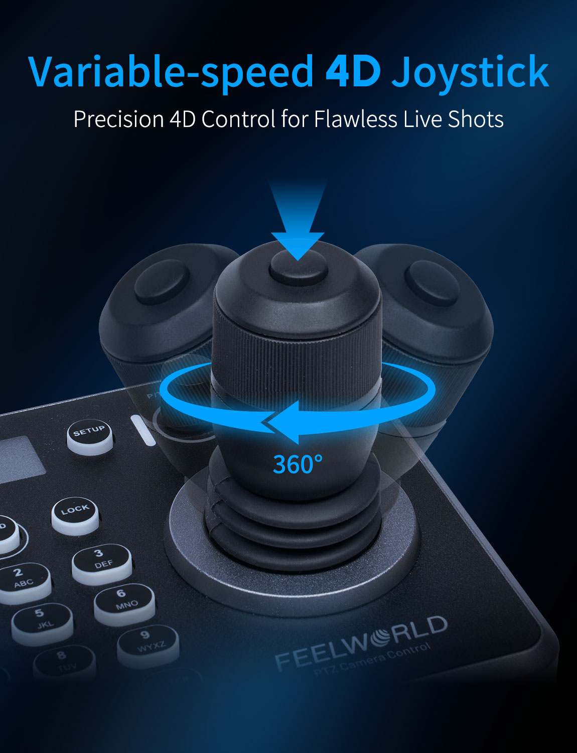 Feelworld KBC20 Controller PTZ Joystick PoE RS485