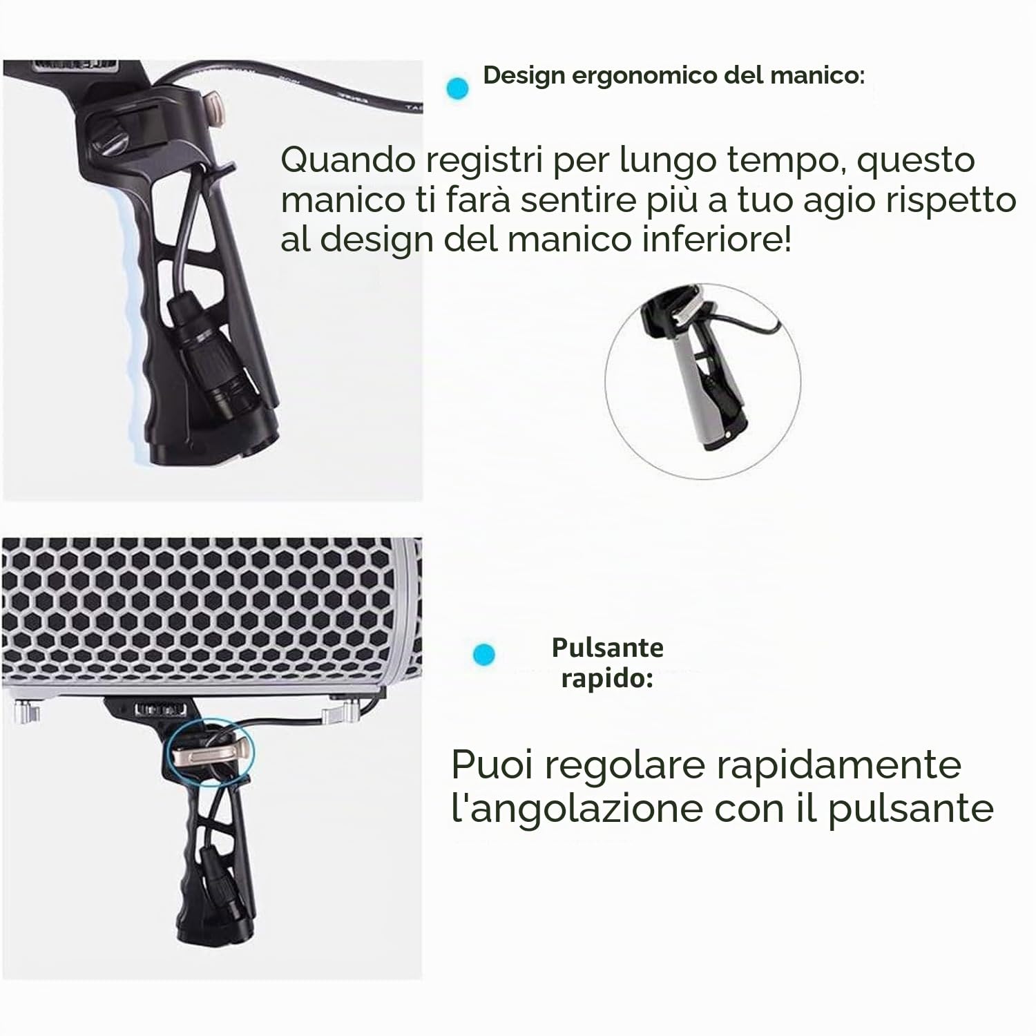 DigitalFoto Micolive SE blimp antivento con deadcat XLR