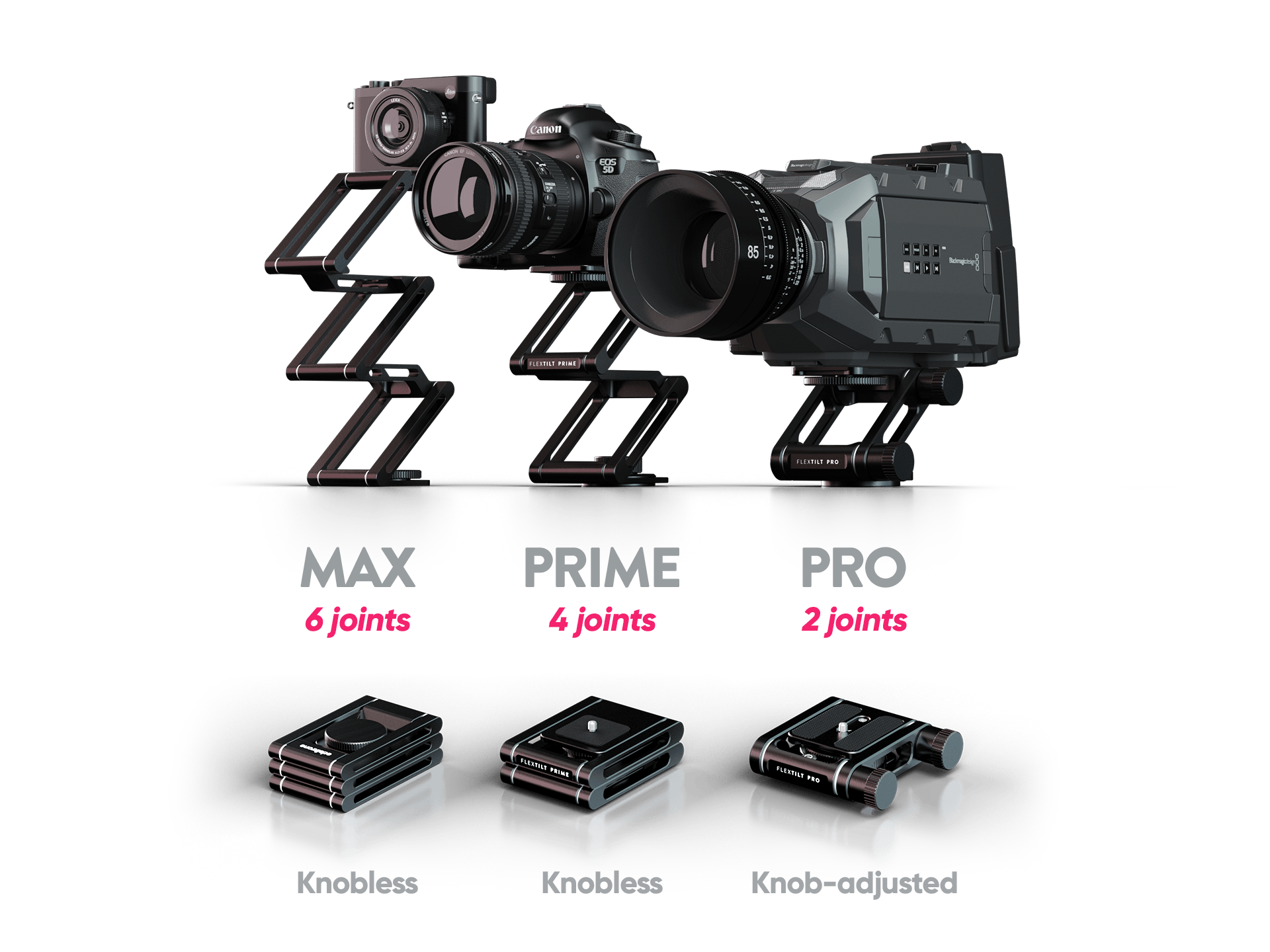 Edelkrone FlexTILT PRO V2 testa snodata supporto camera