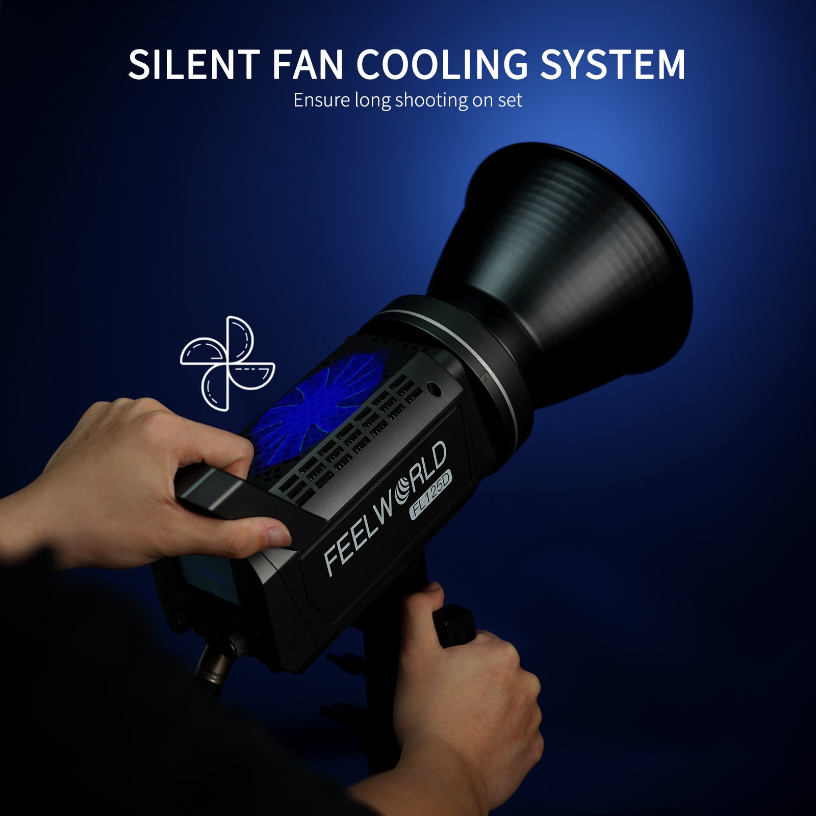 Feelworld FL125D Faretto LED 125W 5600K Luce Video Studio