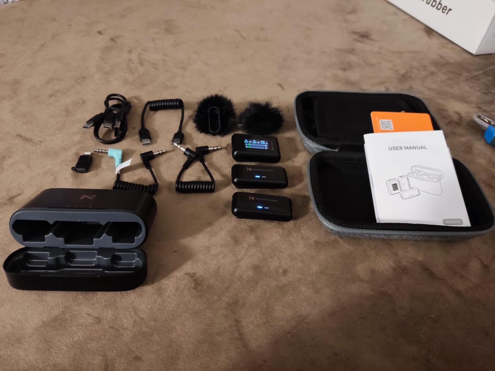 NearStream AWM20T Microfono Lavalier Wireless Doppio 200m