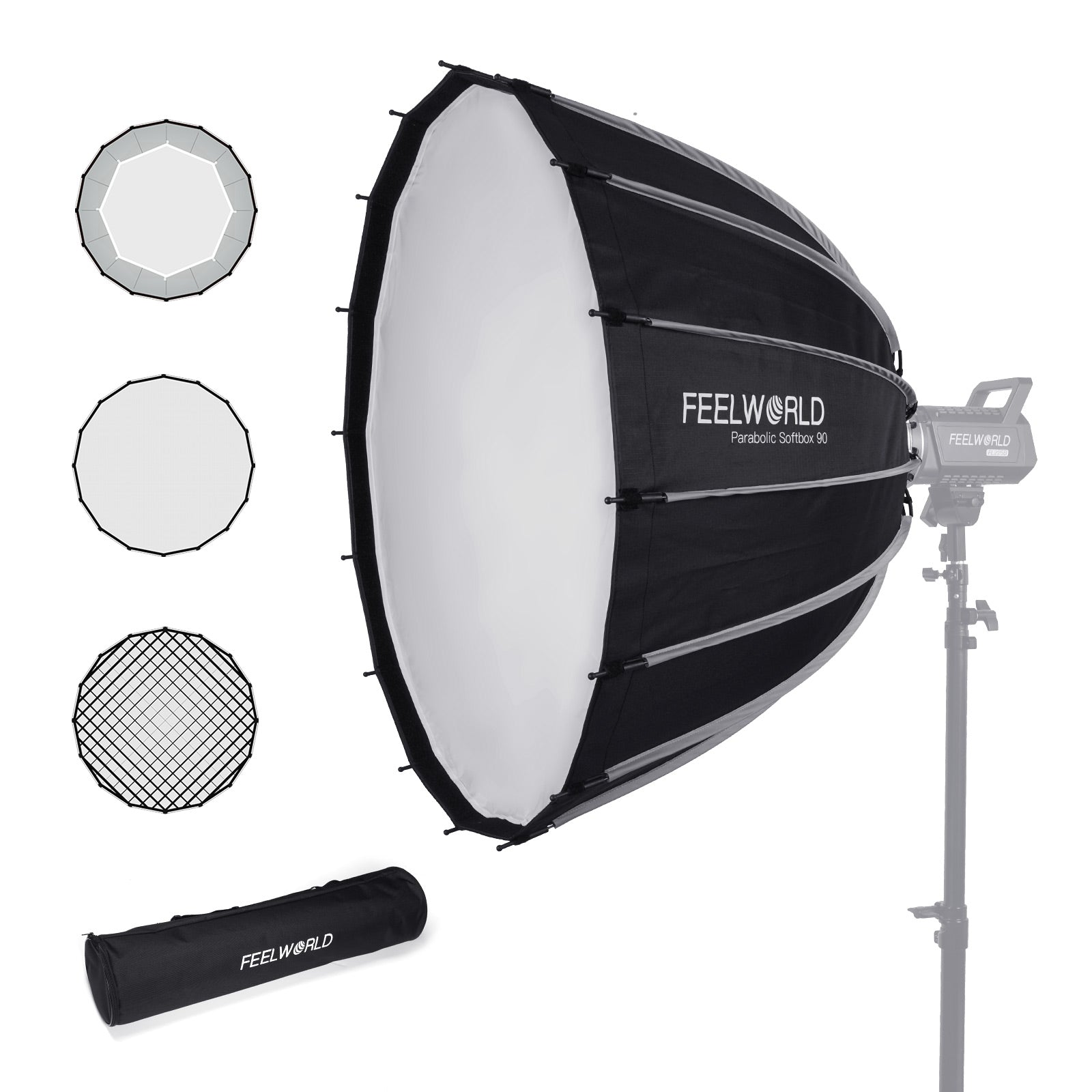 Feelworld FSP90 V2 Softbox parabolico 90cm Bowens