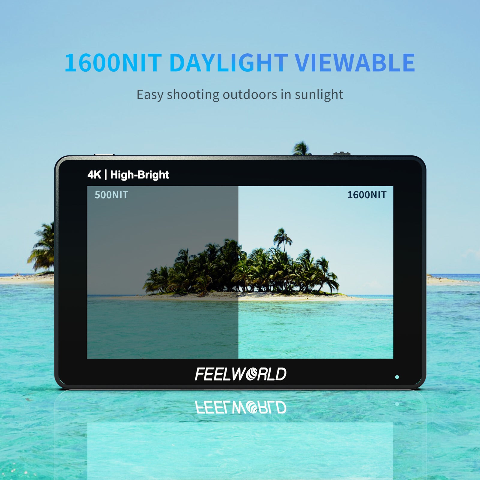 Feelworld F6 PLUSX 5,5" Monitor Camera Touch 1600nit HDMI
