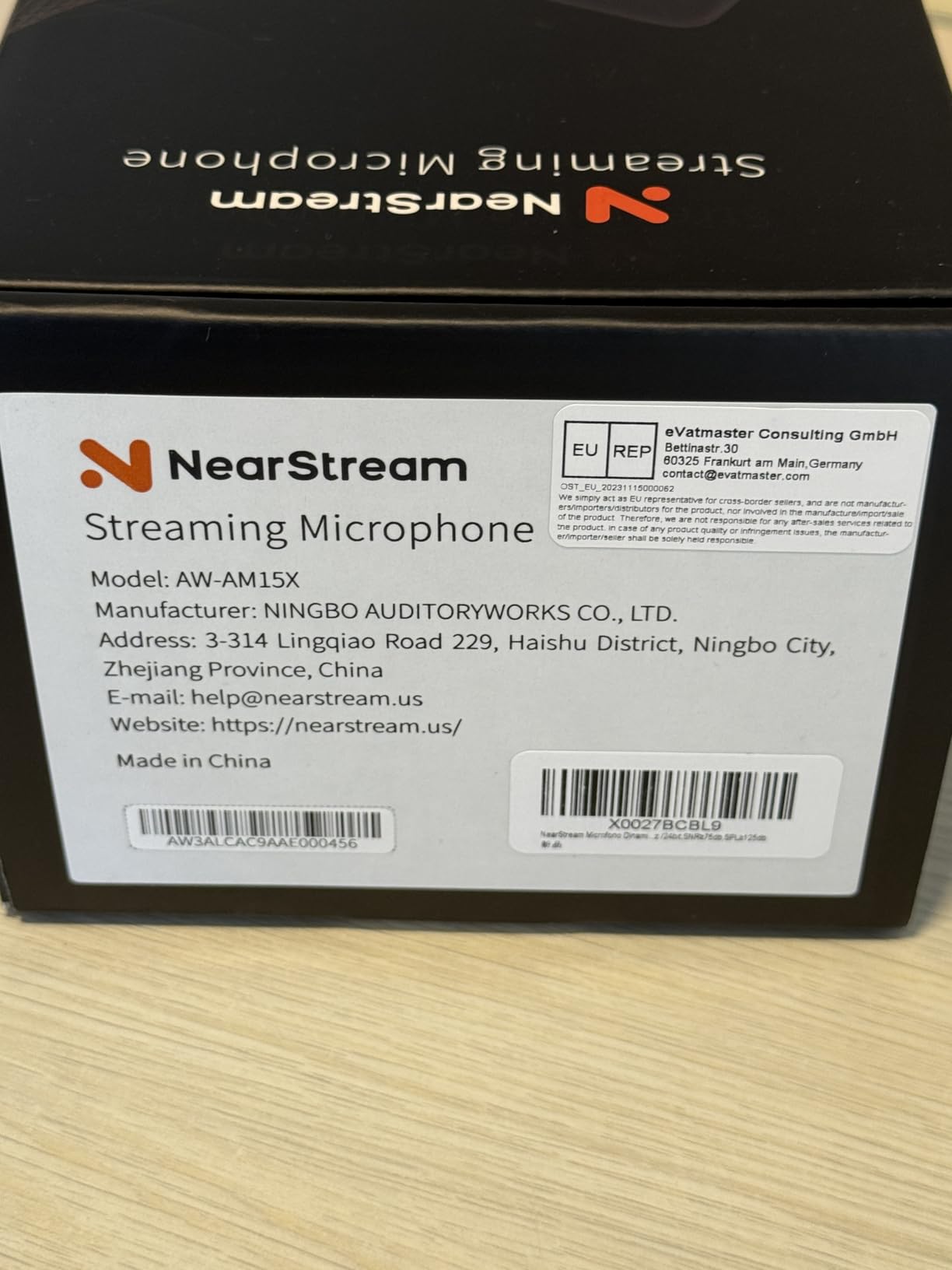 NearStream AM25X Gen3 microfono USB/XLR supercardioide