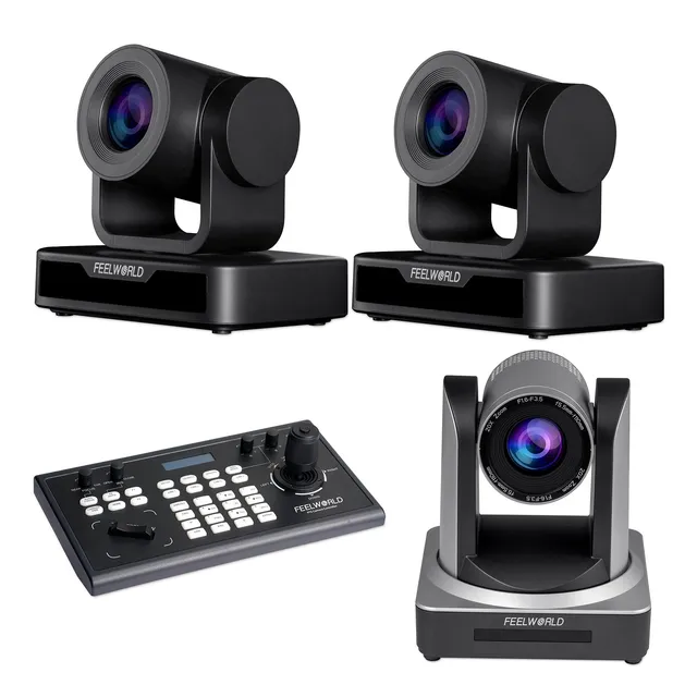 Feelworld KBC10 + USB10X + POE20X Kit Live Streaming PTZ