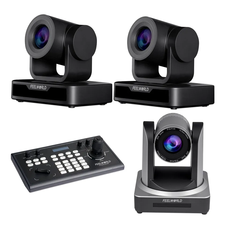 Feelworld KBC10 + USB10X + POE20X Kit Live Streaming PTZ