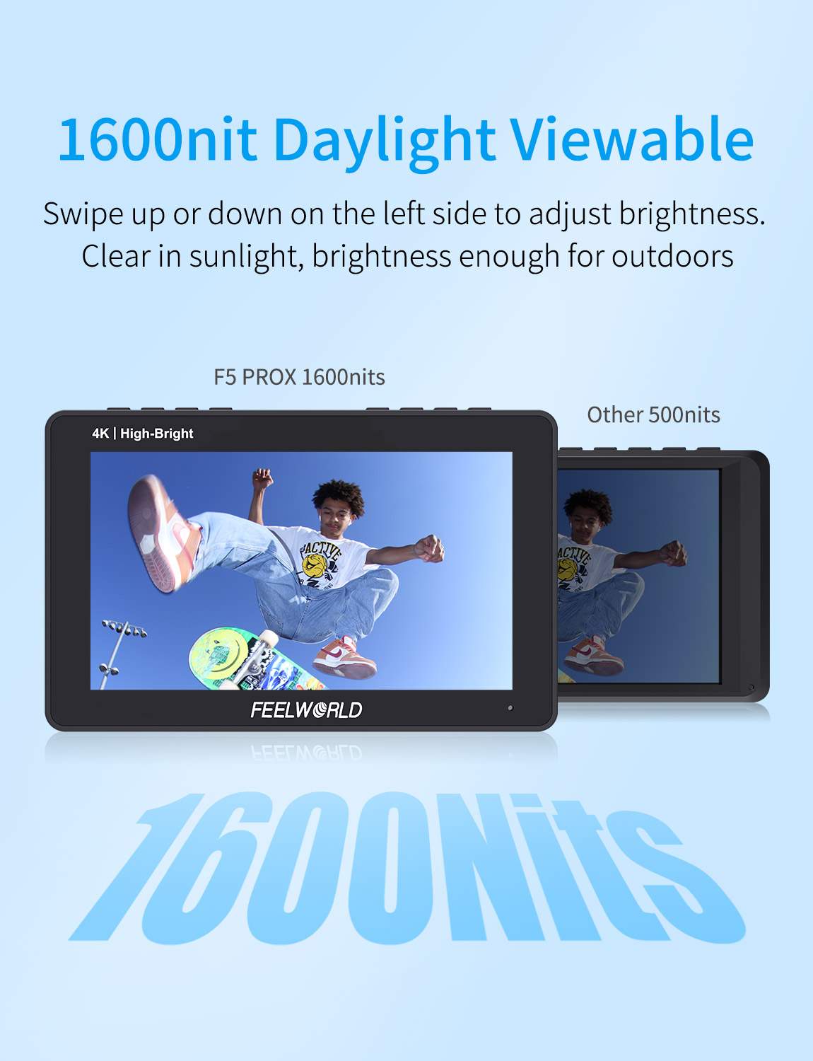 Feelworld F5 PROX 5.5" Monitor Field 1600nit Touch Kit