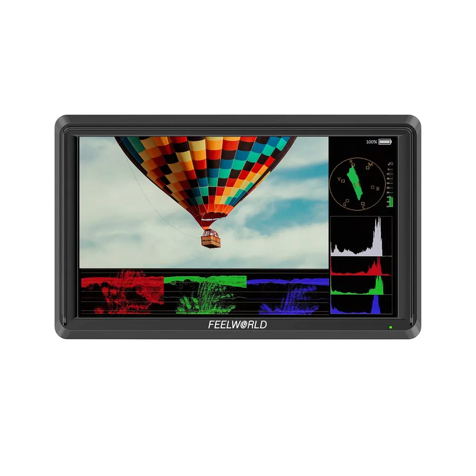 Feelworld S55E Monitor on camera 5.5" HDMI 4K con batteria