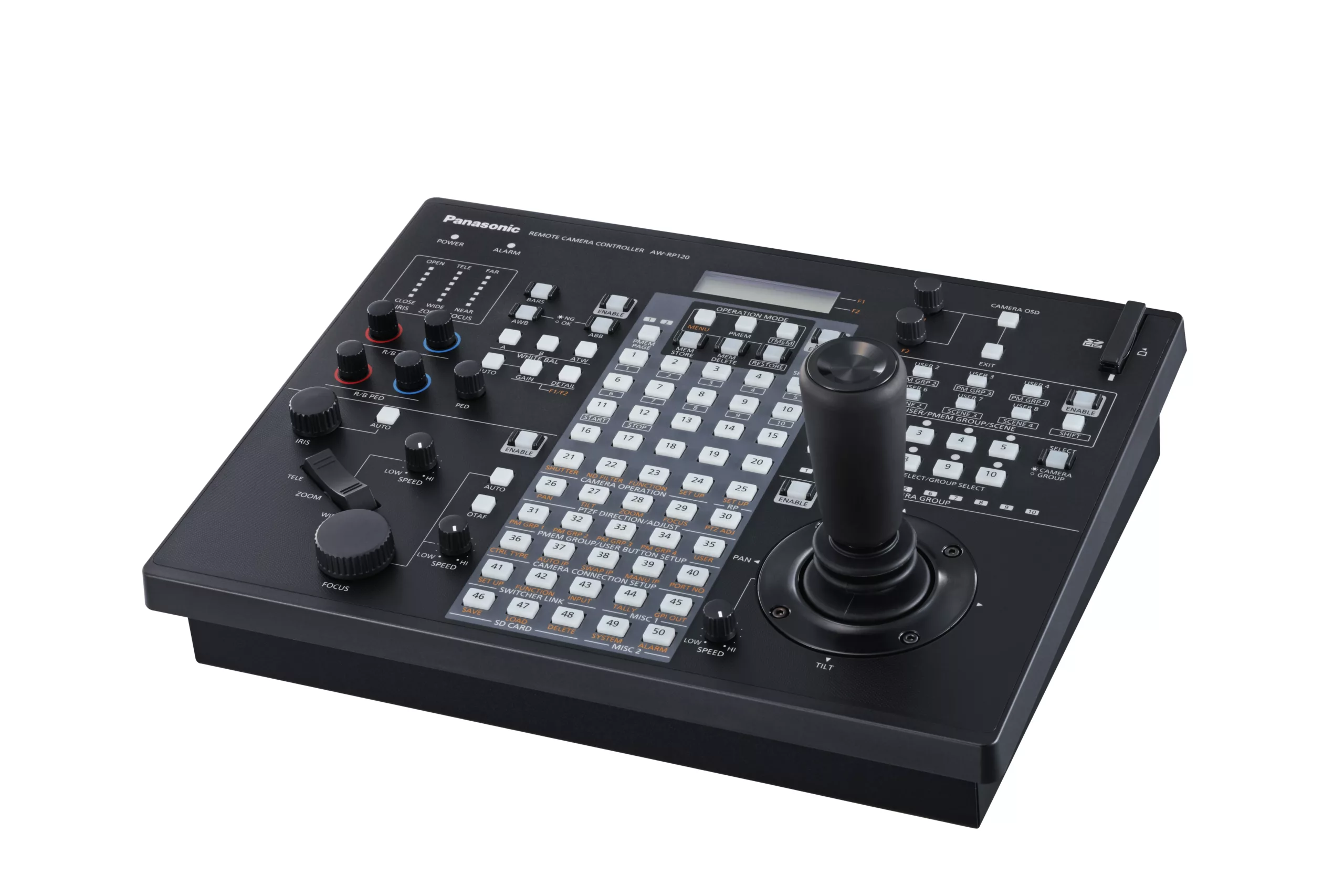 Panasonic AW-RP120 controller PTZ IP per 100 telecamere