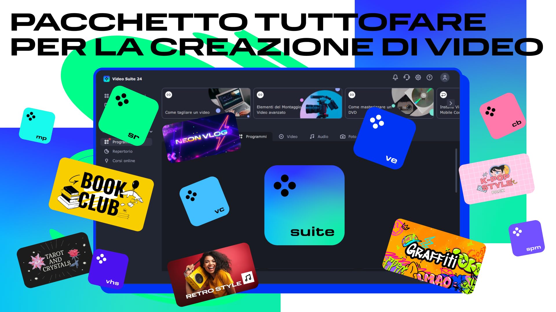 Movavi Video Suite 1 Anno Software Montaggio Video PC Personale