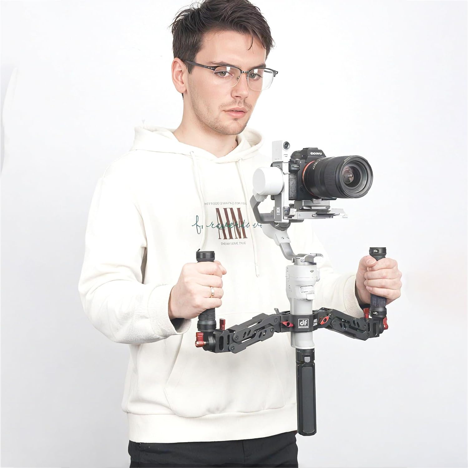 DigitalFoto Ares Impugnatura Gimbal Doppia Asse Z Molla