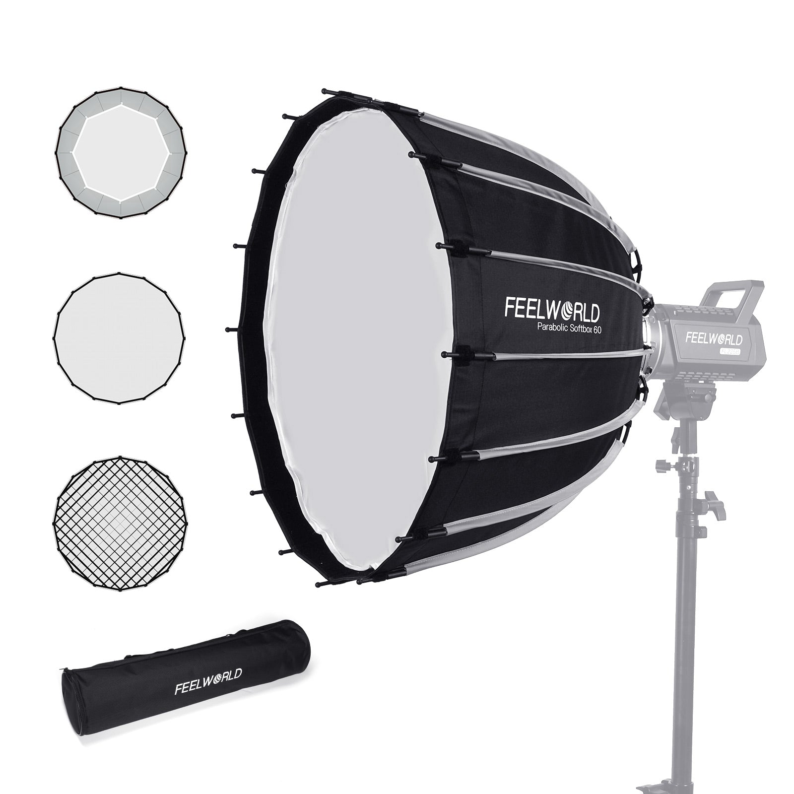 Feelworld FSP60 V2 Softbox Parabolico 60cm Bowens