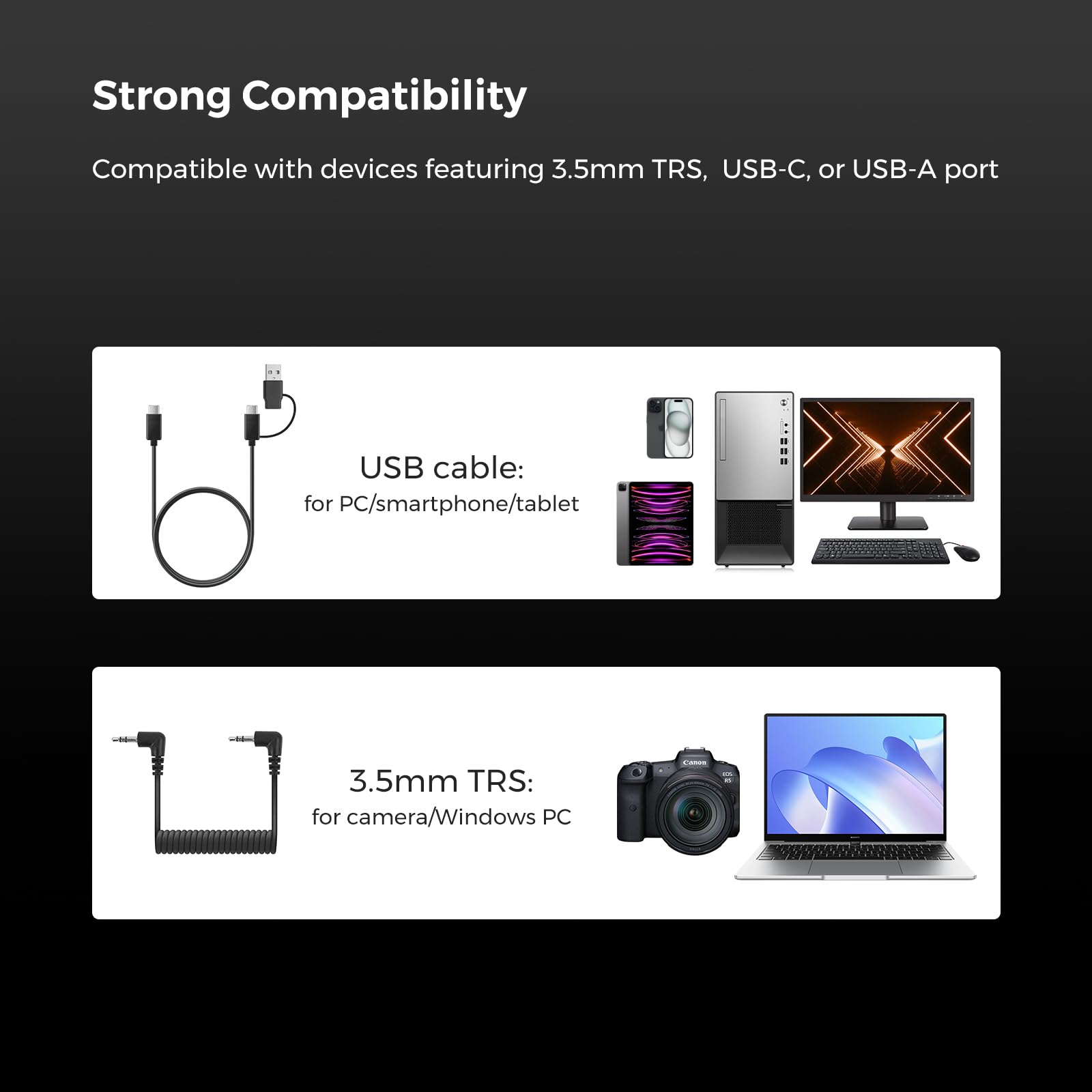 NearStream AM10B microfono USB da tavolo per streaming