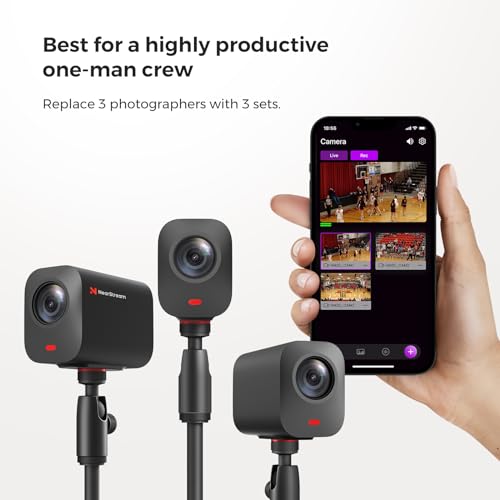 NearStream Camera VM33 kit 3 telecamere wireless 2K 40X