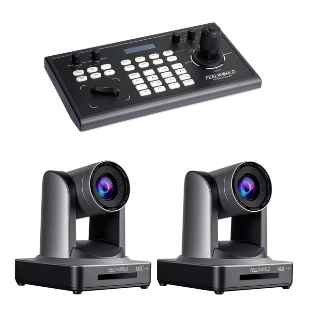 Feelworld KBC10 + 2 NDI20X kit streaming PTZ multicam