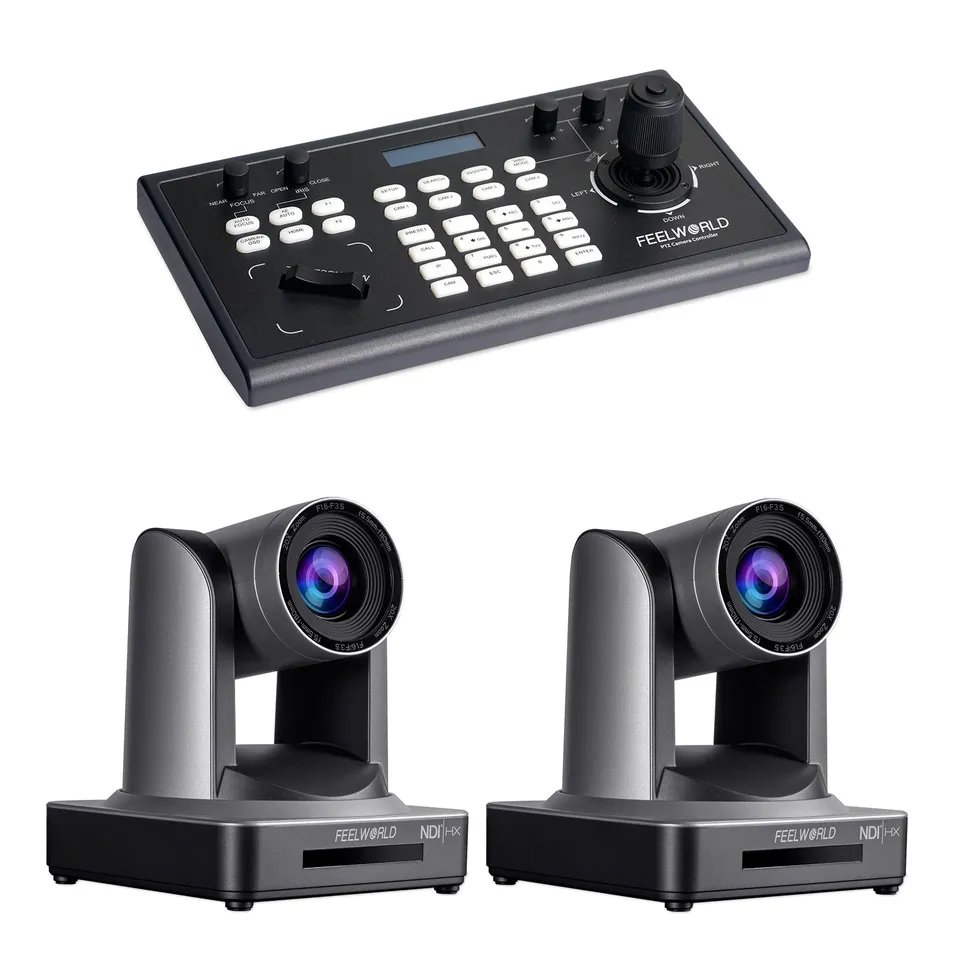 Feelworld KBC10 + 2 NDI20X kit streaming PTZ multicam