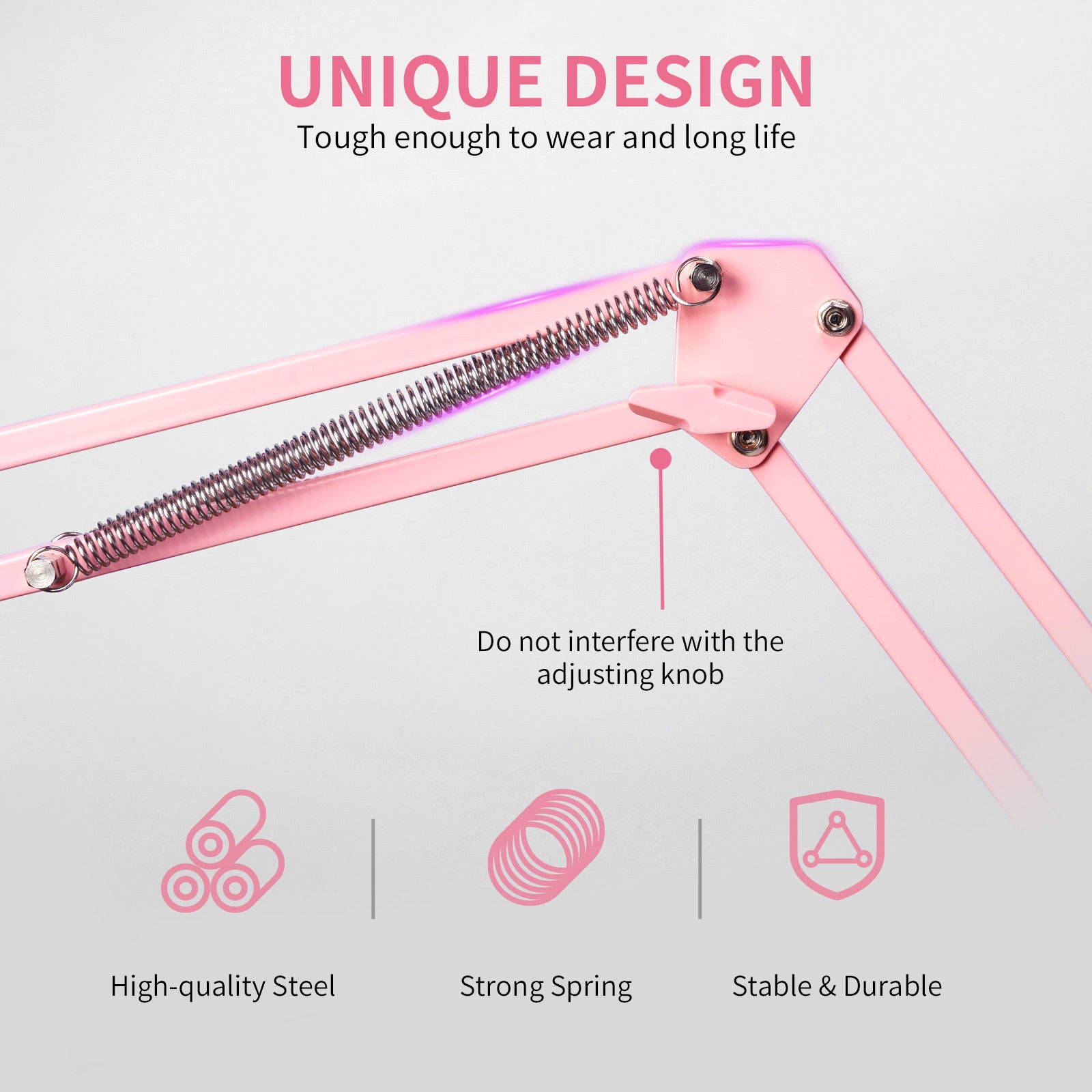 Feelworld AMS1 Braccio Microfono Rosa per PM1 e Dinamici