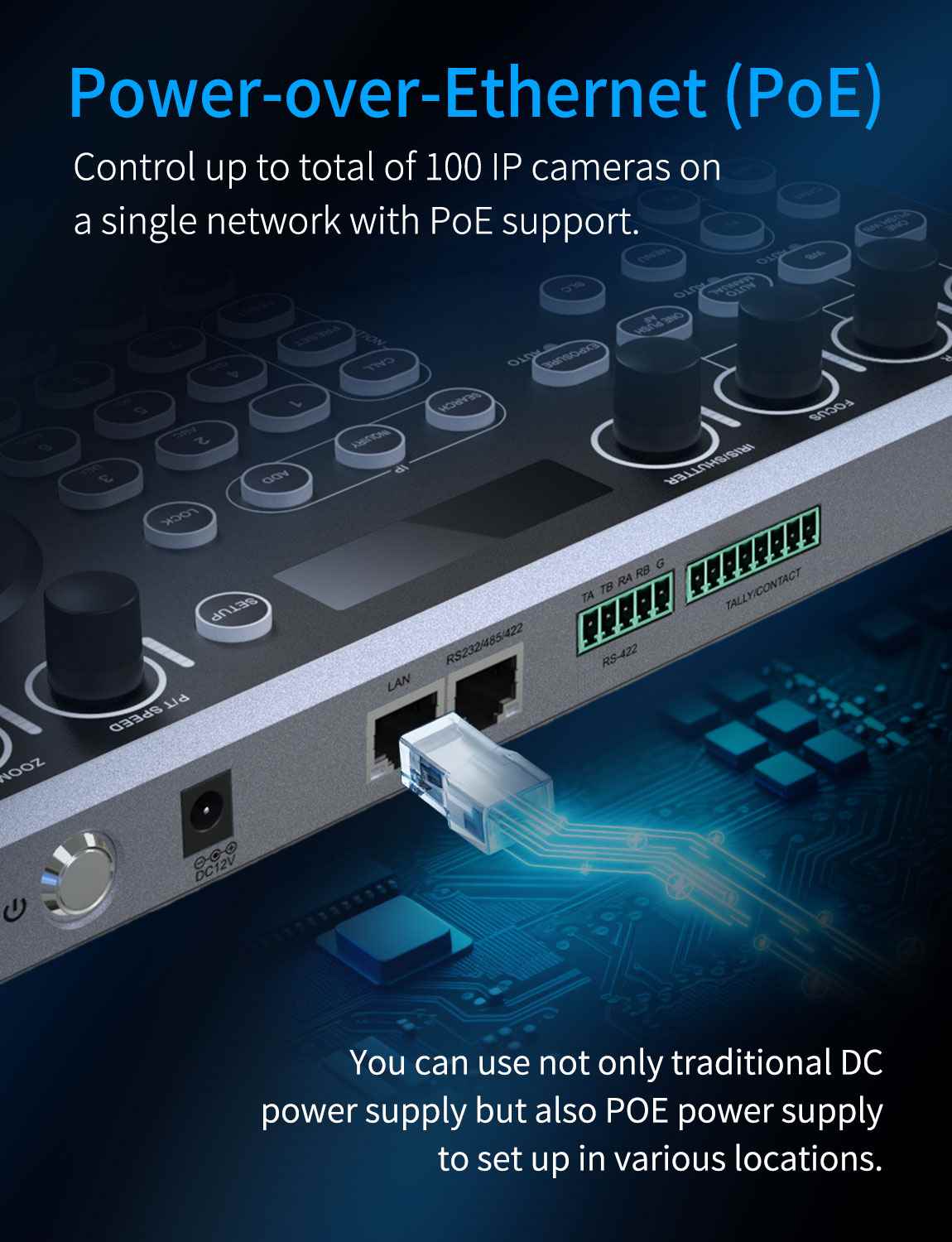 Feelworld KBC20 Controller PTZ Joystick PoE RS485