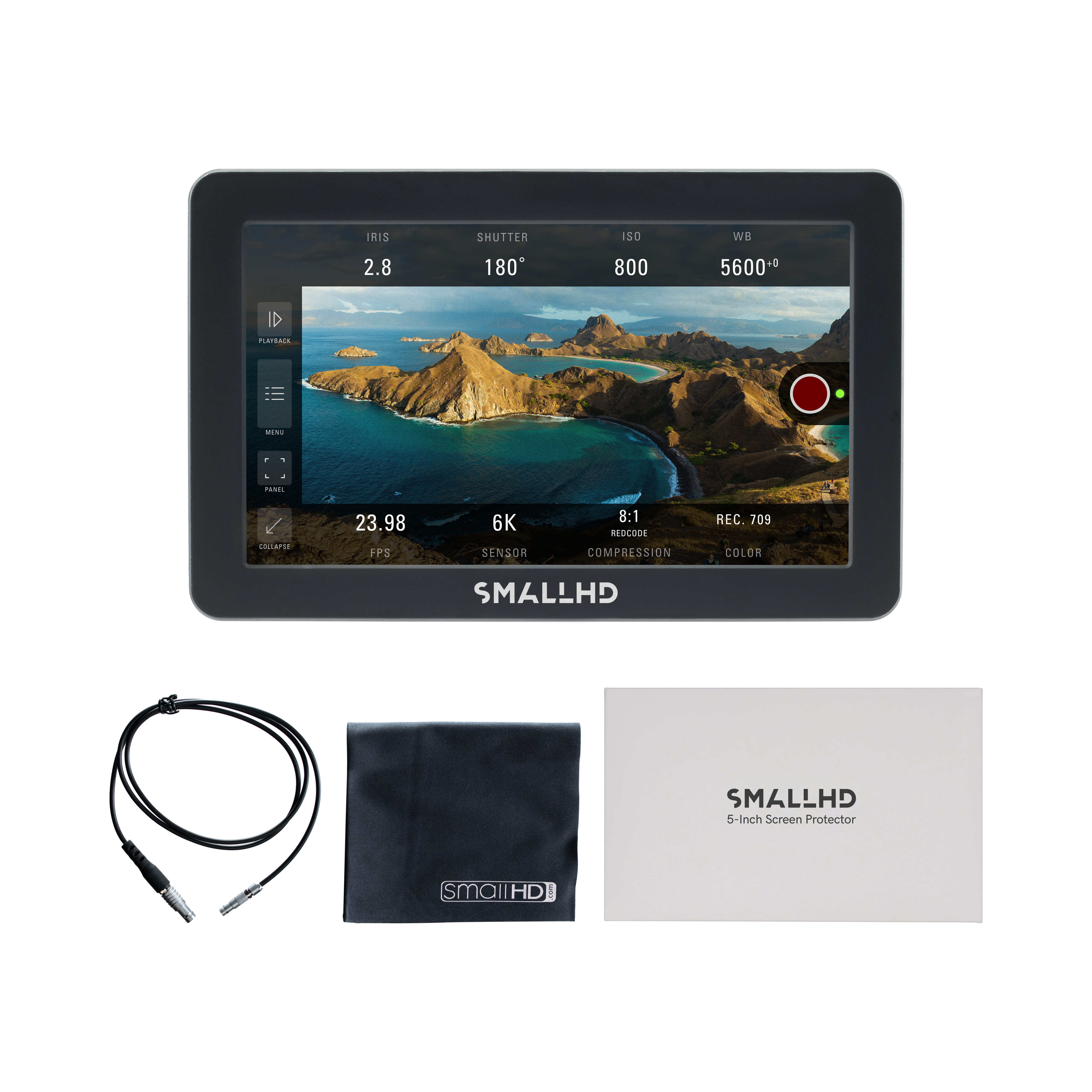 SmallHD Focus Pro RED DSMC2 Kit monitor 5" touchscreen