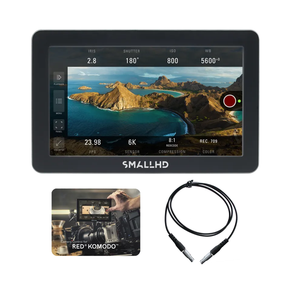 SmallHD Focus Pro RED KOMODO Kit monitor 5 pollici touchscreen