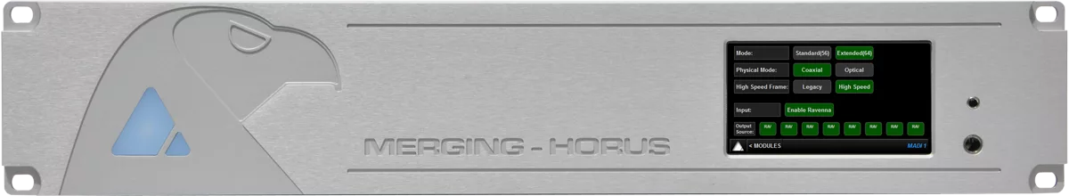Merging Horus convertitore AD/DA 48 ingressi Ravenna