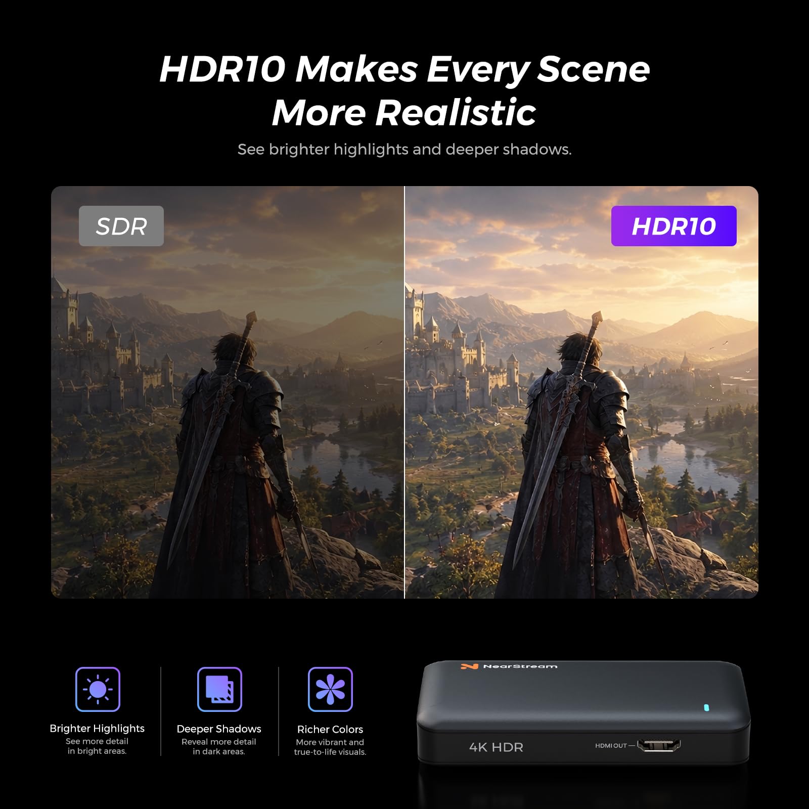 NearStream CCD30 scheda acquisizione 4K60 HDR10 USB