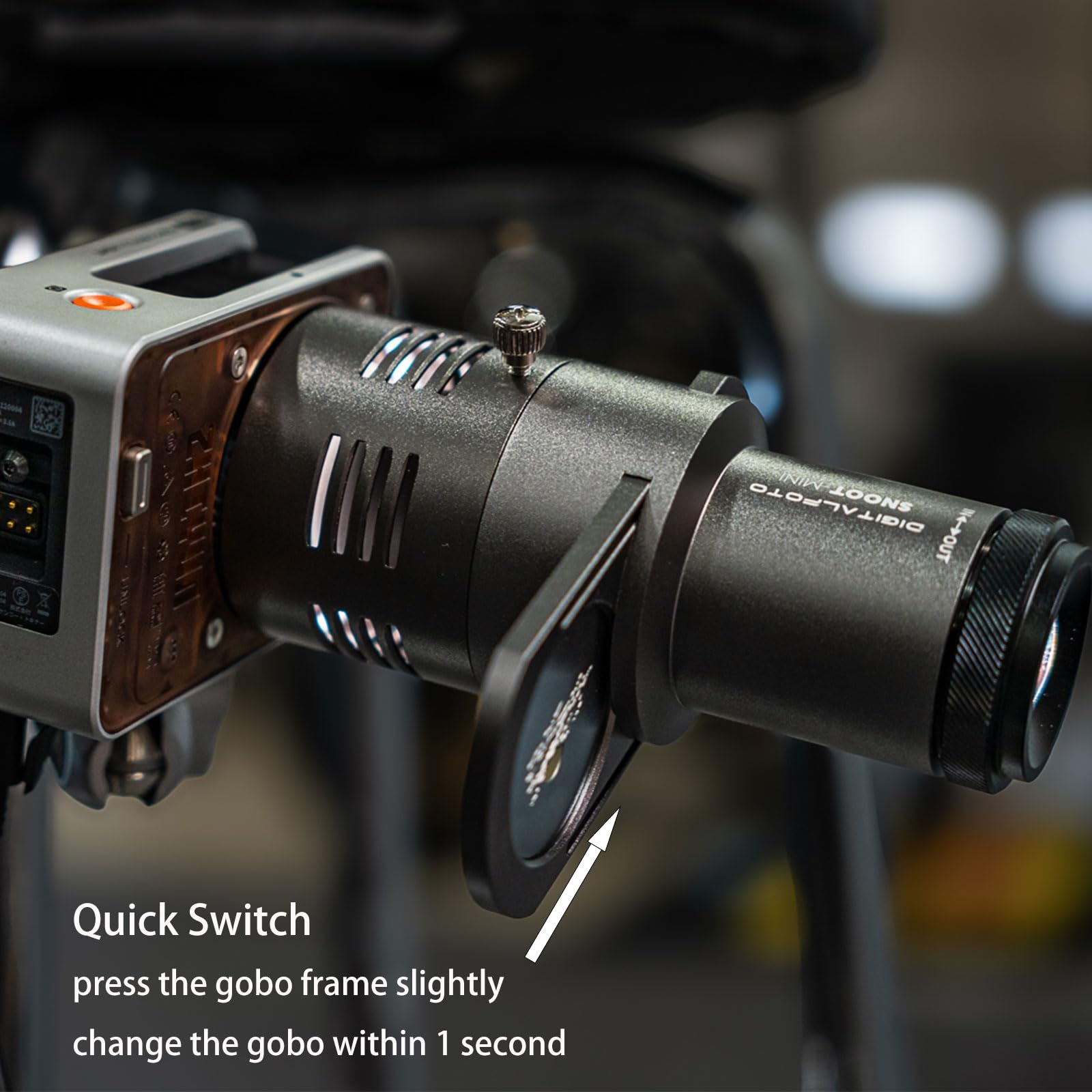 DigitalFoto Light Mini Snoot proiettore gobo per Zhiyun SmallRig