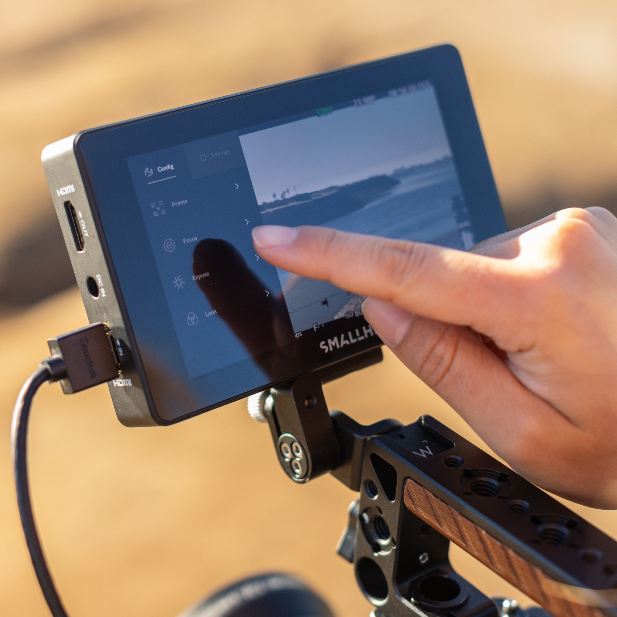 SmallHD Action 5 monitor touchscreen 5" HDMI 2000nit