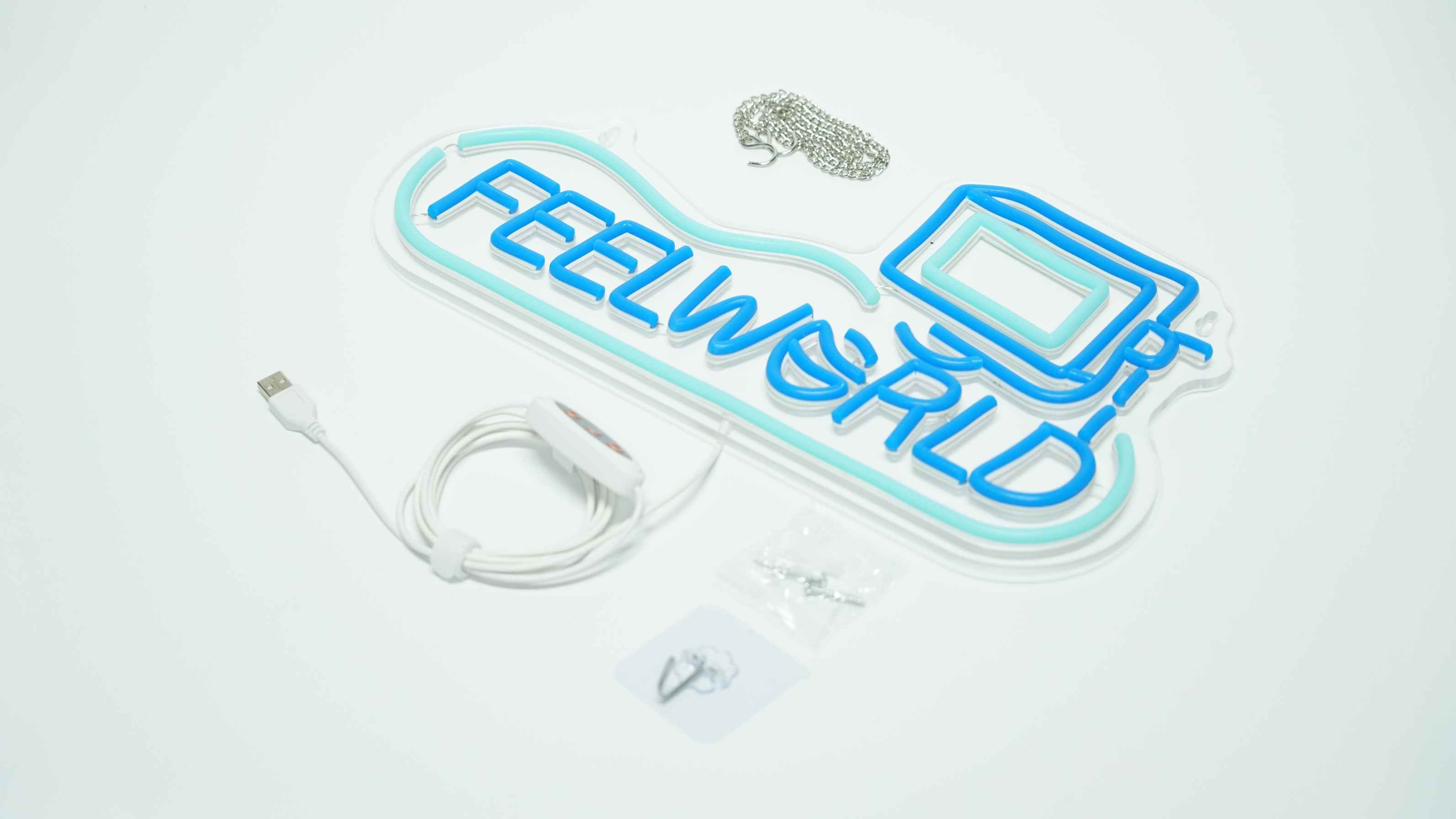 Feelworld Neon Glow Lights Lampada Neon LED decorativa