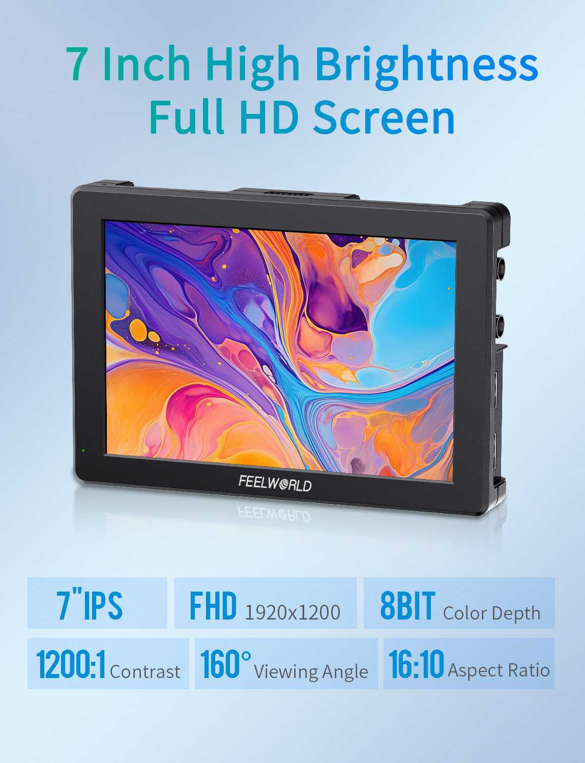 Feelworld T7S PRO Monitor 7" 2000nit SDI HDMI HDR LUT