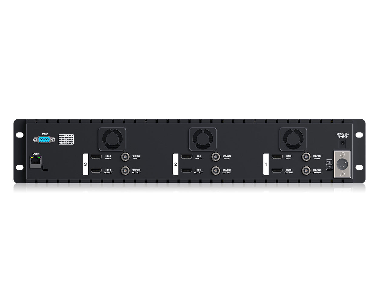Feelworld FRM501G Monitor Rack 2RU Triplo 5.5" 12G SDI 4K