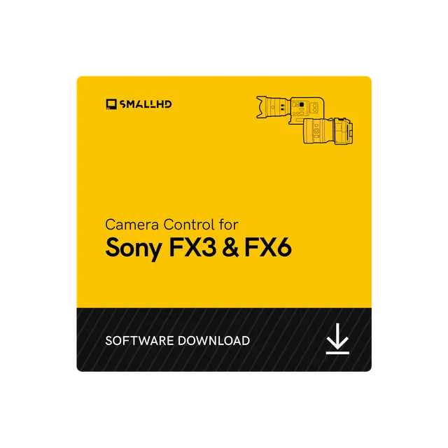 SmallHD Camera Control Sony FX3/FX6 software controllo camera