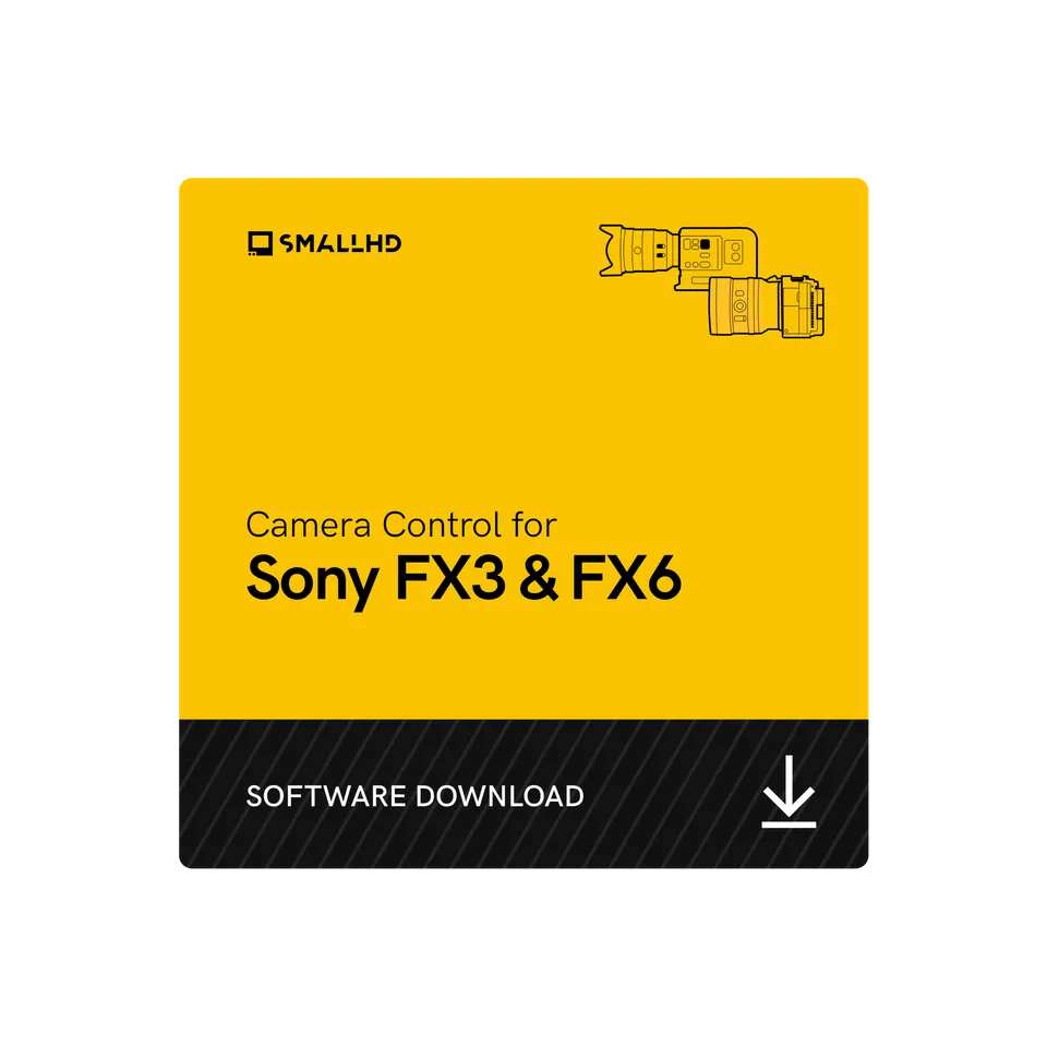 SmallHD Camera Control Sony FX3/FX6 software controllo camera