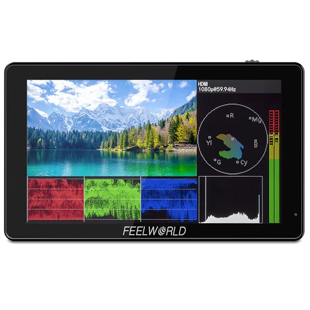 Feelworld LUT5 Monitor Camera 5.5" 3000nit Touch F970 Kit