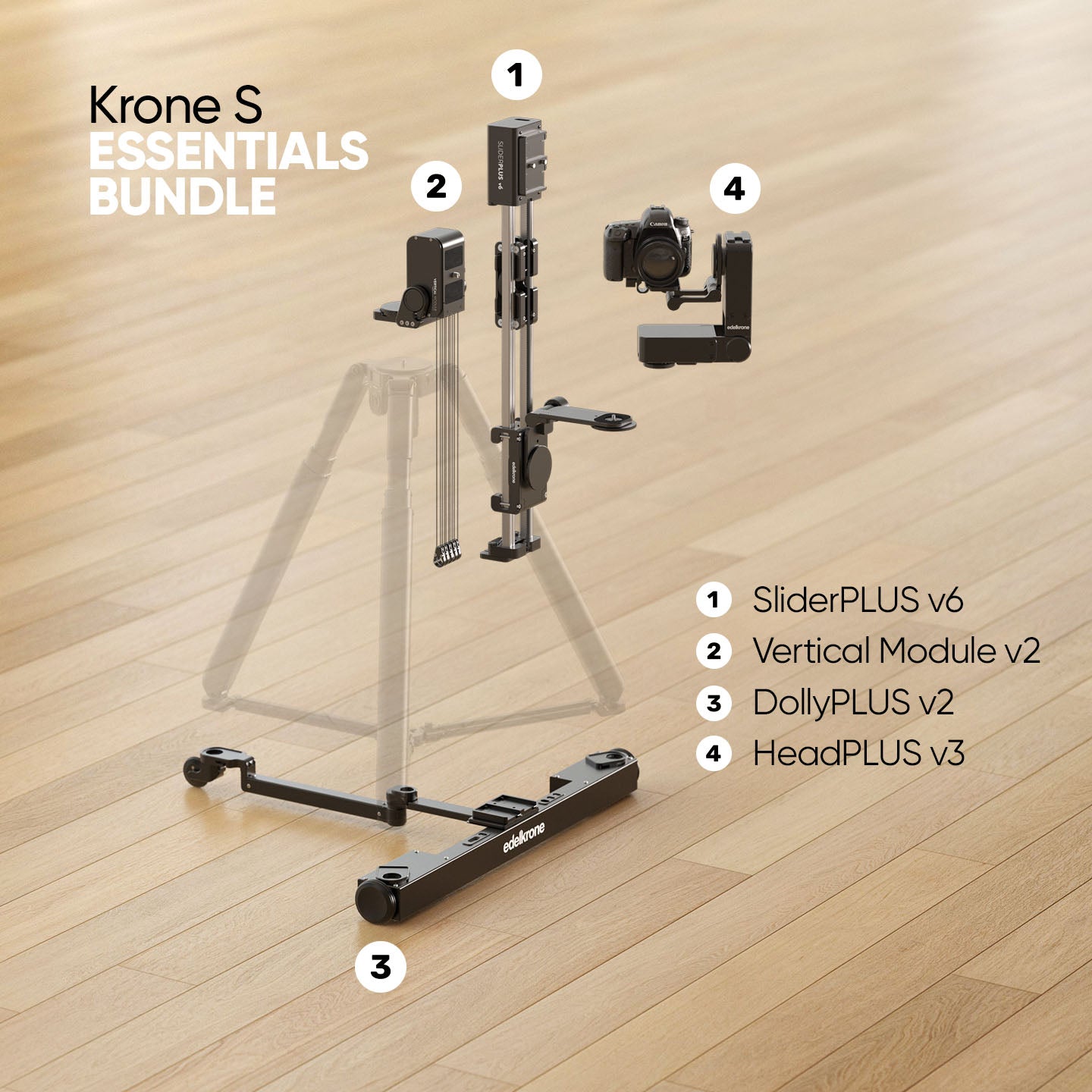 Edelkrone Bundles Krone S Bundle slider motorizzato Essentials