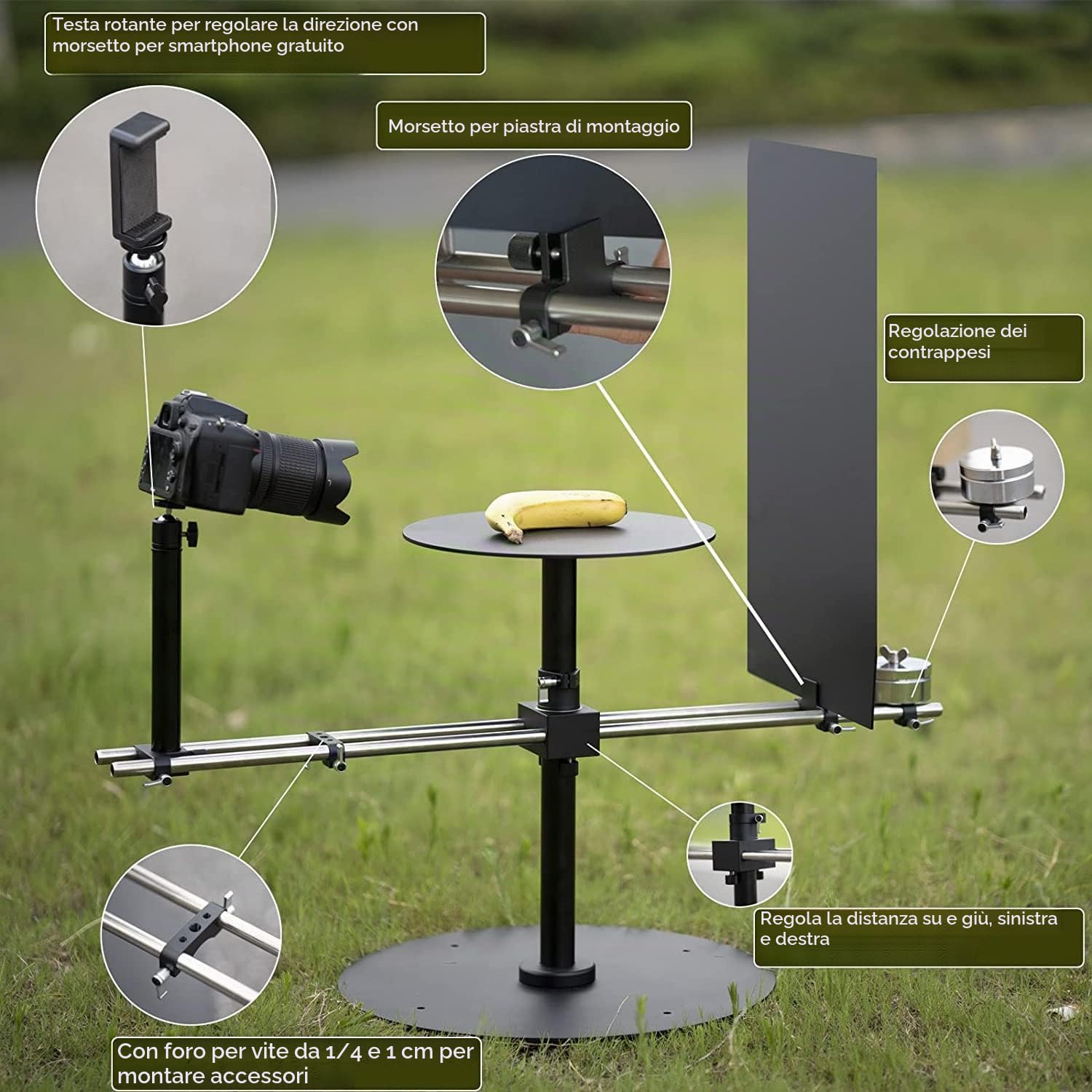 DigitalFoto V360 piattaforma girevole video bullet-time 20 kg