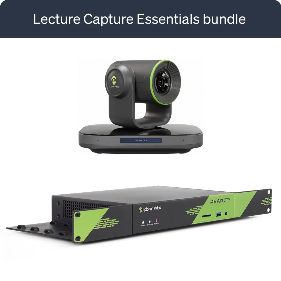Epiphan Lecture Capture Essentials Bundle kit aula diretta
