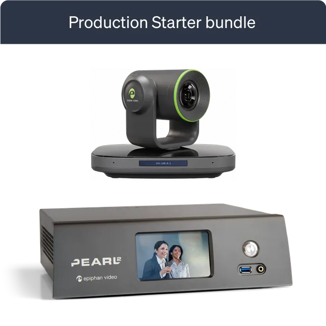 Epiphan Production Starter Bundle kit regia streaming
