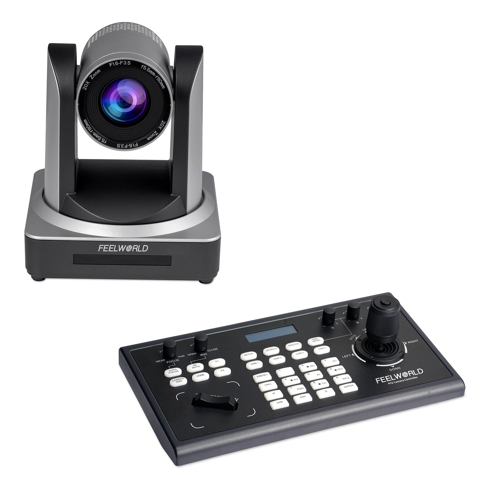 Feelworld KBC10 controller PTZ kit streaming telecamera POE20X