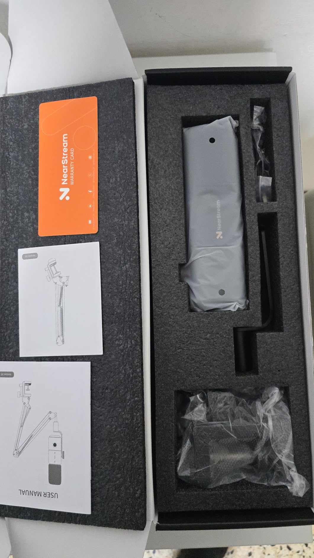 NearStream Microphone microfono dinamico USB XLR supercardioide rumore AI